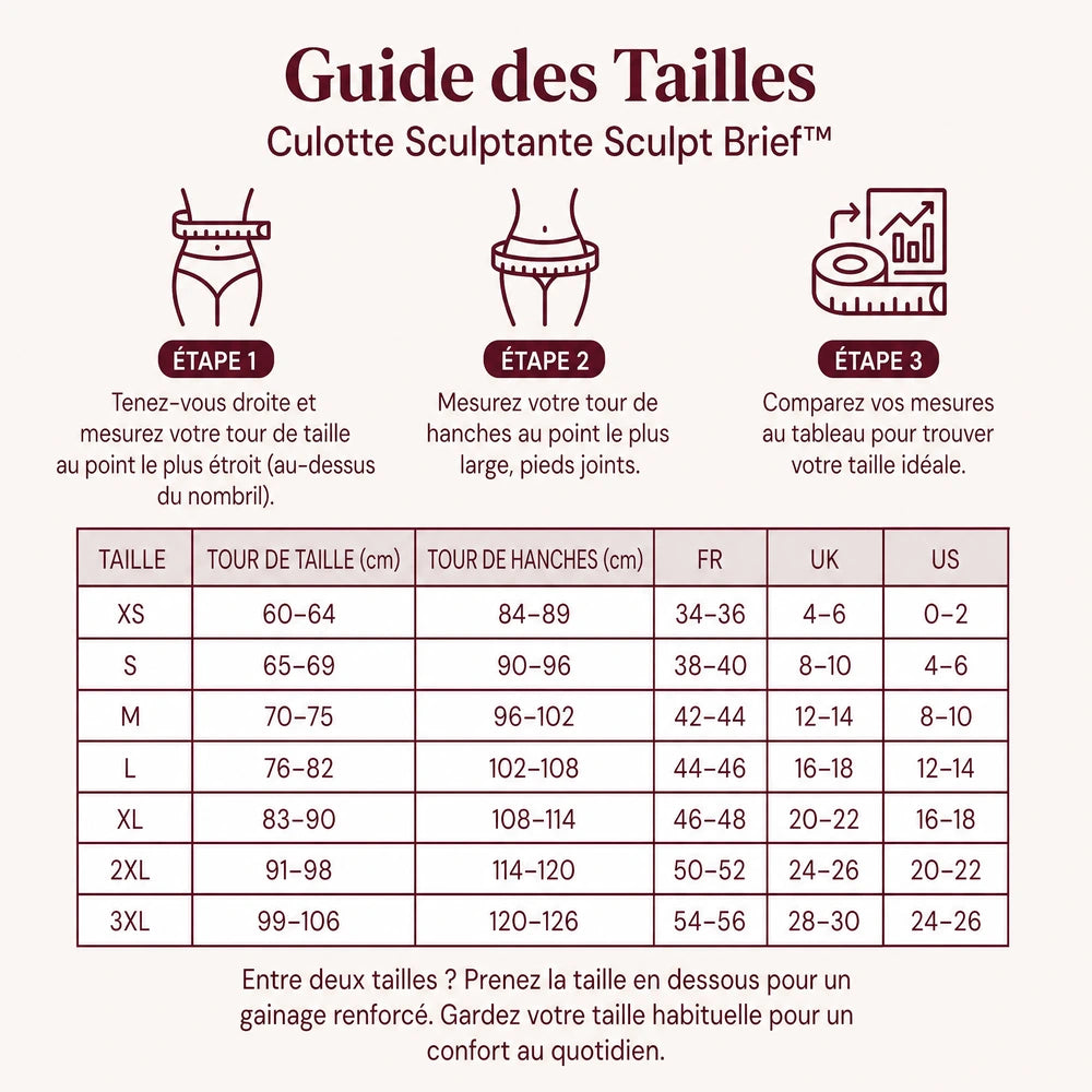 Culottes Sculptante Pour Ménopause